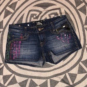 Rerock for Express Painted Shorts